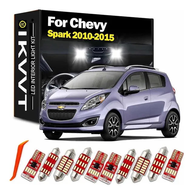 Kit Iluminación Led Interior Y Cuartos Spark 2011 2014 2017