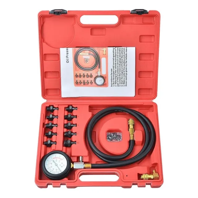 Medidor Presion De Aceite 12pza 140psi