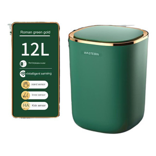Lixeira Inteligente Com Sensor, Estilo Luxuoso, Uso Doméstic Lixeira Inteligente Com Sensor, Estilo Luxuoso, Uso Doméstic