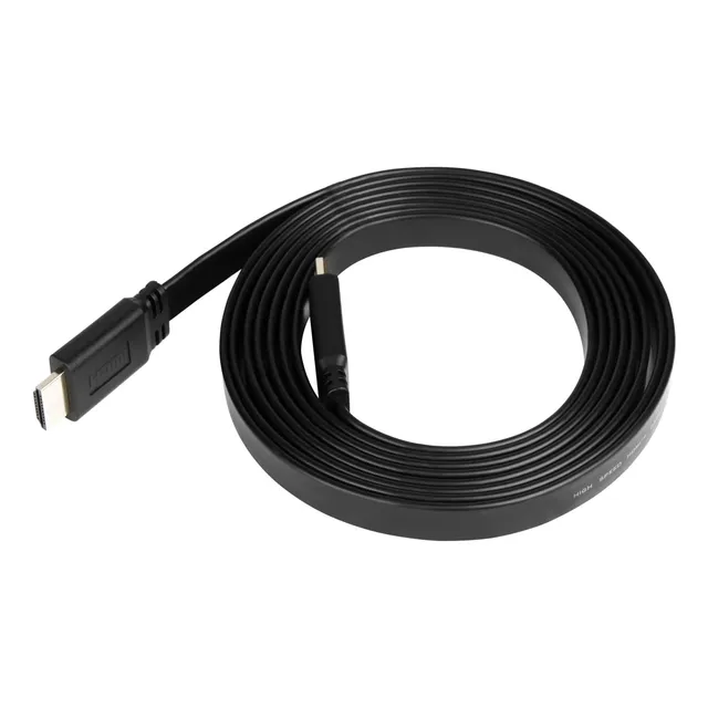 Cable Hdmi Plano Silverstone Tek Premium De 3000 Mm Con Cone