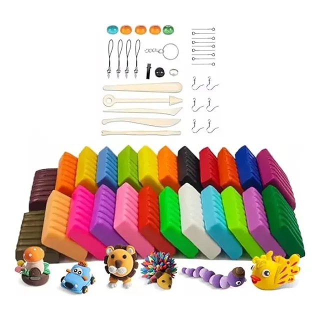  Kit De Arcilla Polimérica, 32 Colores Iniciación