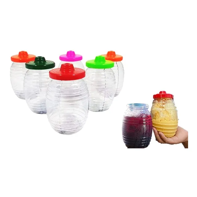 Vaso Vitrolero Mini P Bebidas Dulces Semillas 6 Pzs 500 Ml