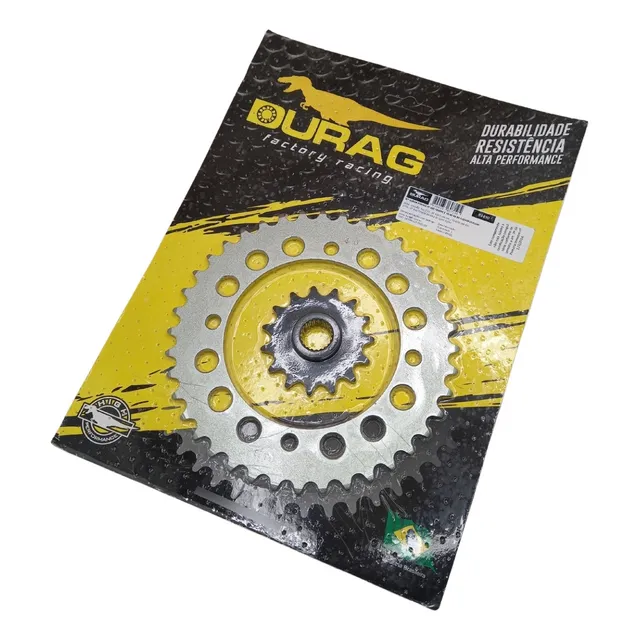 Kit Coroa E Pinhão Durag Yamaha Xt600 Tenere 1988 E 1989