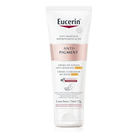 Eucerin Anti-pigment Creme Clareador Para Mãos 75ml Fragrância Neutro Tipo de embalagem Pote