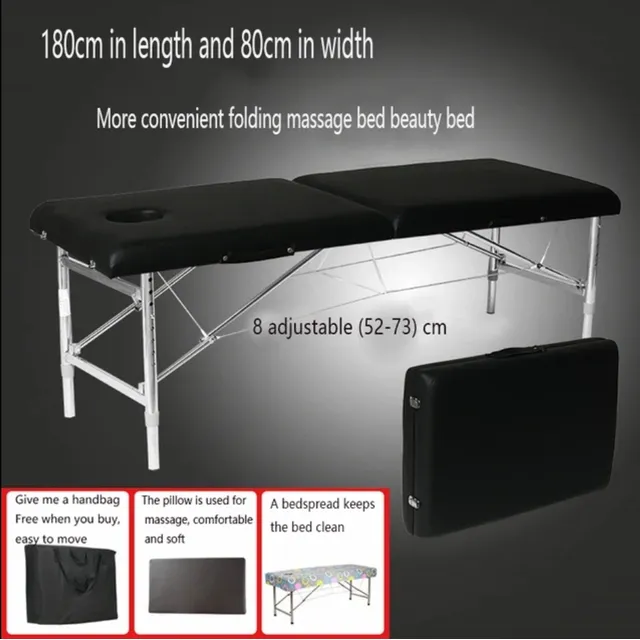 Cama De Belleza Plegable Mesas De Masaje Profesional Spa 