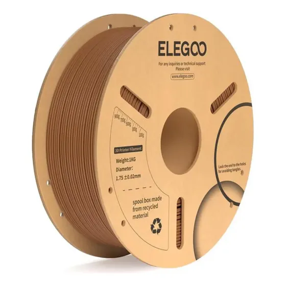 Filamento Petg Alta Velocidad Elegoo 1kg 1.75mm Café
