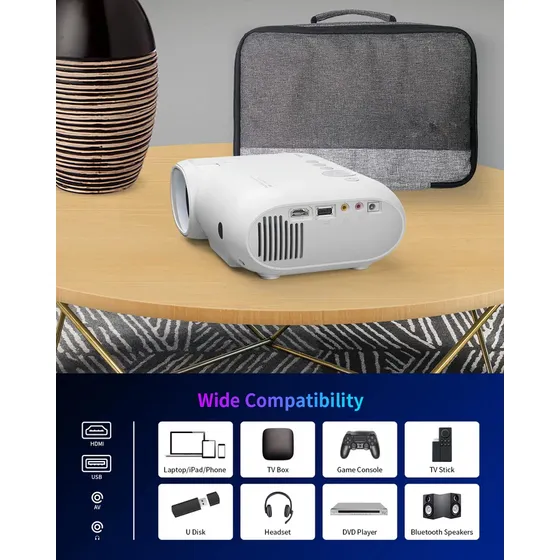 Yoton Y7 Mini Projector 4k Full Hd 1080p