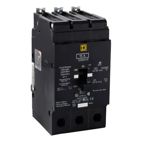 Interruptor Atornillable Edb34015 Marco-e 3polo 15a Square-d