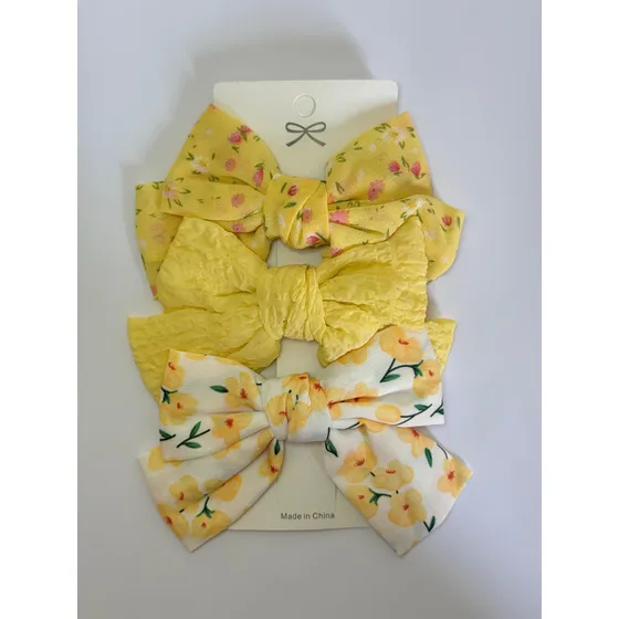 Kit 3 Laços De Cabelo Delicado Infantil Bebê Blogueirinha