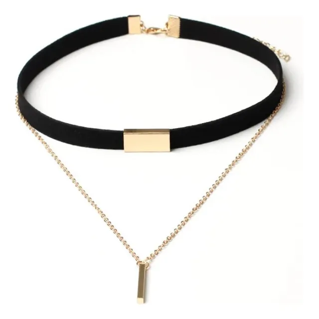 Choker Luxo Colar Kim Kardashian Ouro Prata Dourado Luz Sol