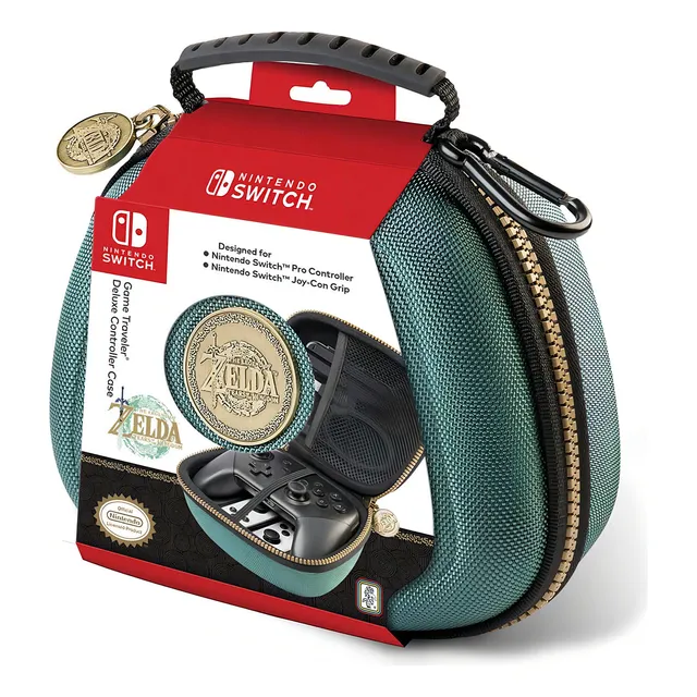Estuche Para Mando Pro Controller Switch Zelda Tears Color Verde