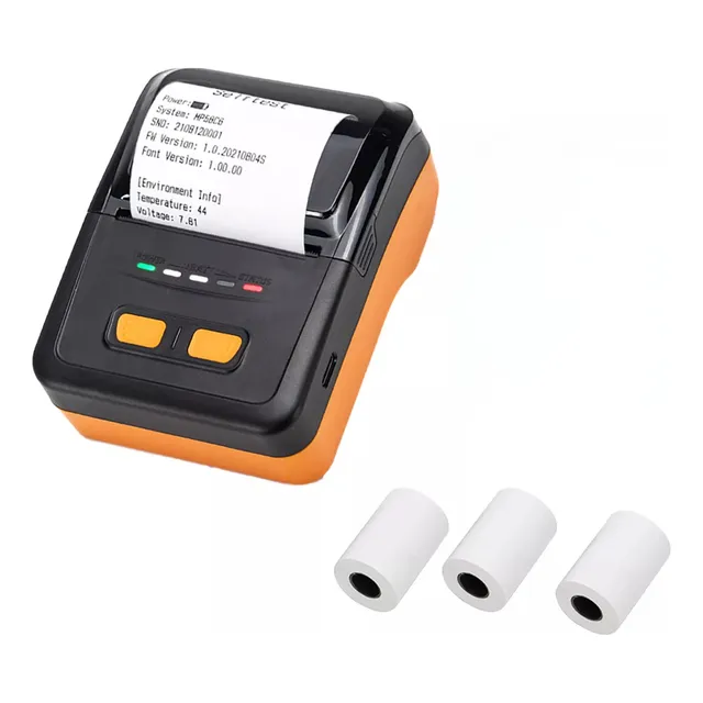 Impresora Térmica De Recibos Tickets Bluetooth 58mm 3rolls
