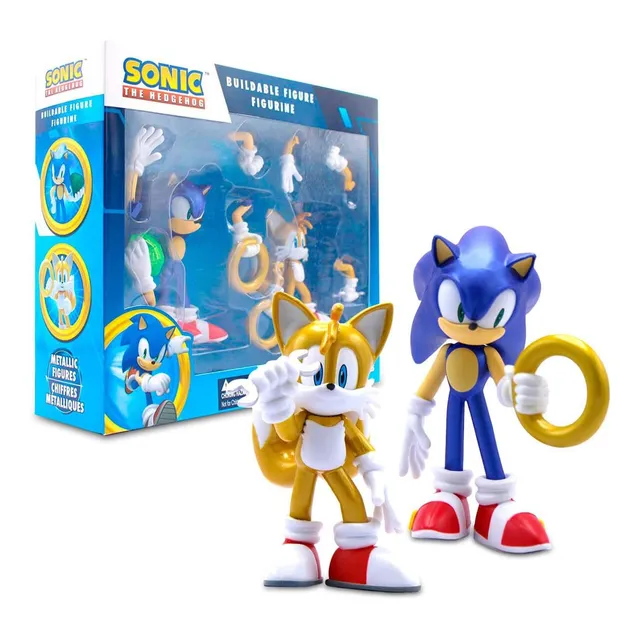 Boneco Sonic E Tails Articulados Action Figure