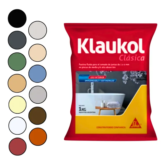 Pastina Cerámica Klaukol 1 Kilo Kg Antihongos Colores Varios