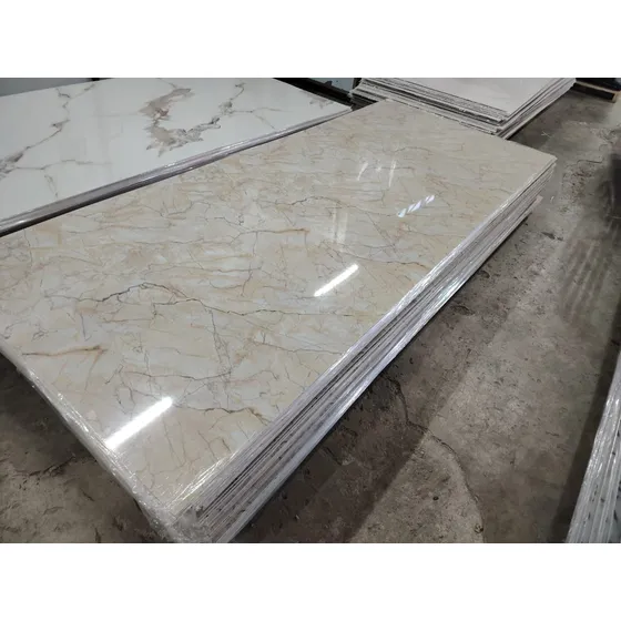Laminas Tipo Marmol Pvc 290 De Largo Color Calacatta Gold