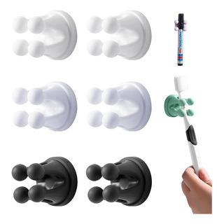 6 Soportes De Silicona Para Cepillos De Dientes, Ganchos 6 Soportes De Silicona Para Cepillos De Dientes, Ganchos