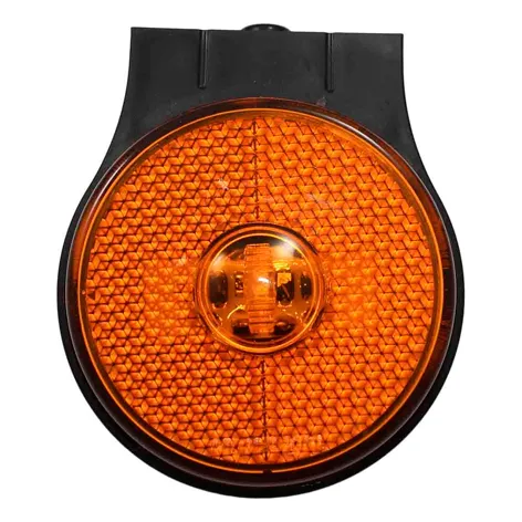 Farol Lateral Led 65mm C/sop. Ambar Bivolt S/ Ficha 2t