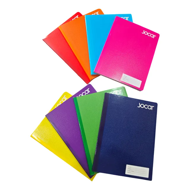 5 Cuaderno Profesional Jocar 100 Hjs Cosido Libreta Calidad Doble Raya