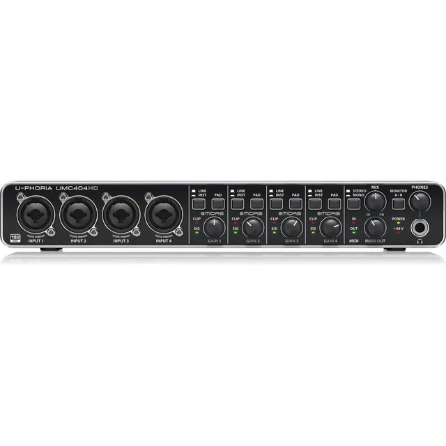 Interfaz De Audio/midi Behringer U-phoria Umc404hd Usb 2.0