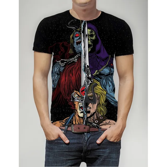 Camiseta De Anime Thundercats E He-man Mumm-ra Geek Unissex