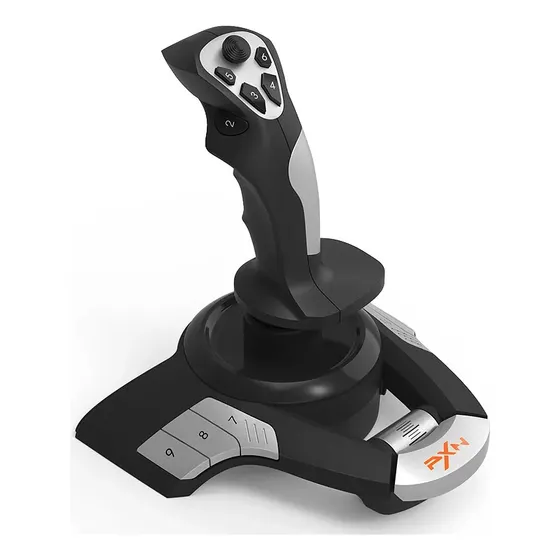 Controle Simulador Voo Pxn F16 Flight Simulator Usb Pc