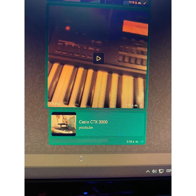 Piano Casio Ctx 3000 En Perfecto Estado Vídeo Actualizado
