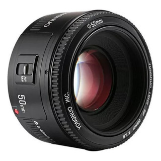 Lente Yongnuo Yn50mm F1.8 F/1.8 Canon 52mm Com Proteção Lente Yongnuo Yn50mm F1.8 F/1.8 Canon 52mm Com Proteção