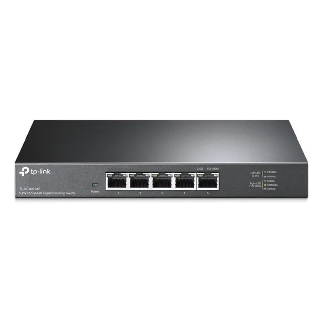 Switch De Escritorio De 5 Puertos 2.5g Tl-sg105-m2 2.5 G /vc