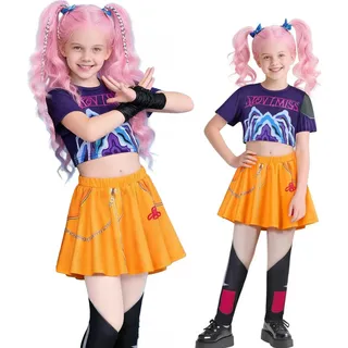 Disfraz De Cosplay Anime Cazador | Chaqueta, Pantalón Corto Y Camiseta | Regalo Para Fans De K-pop Y Halloween