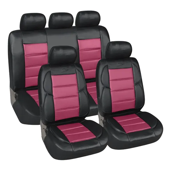 Funda Cubre Asiento Auto Cuerina Super Acolchada Riñonera 6