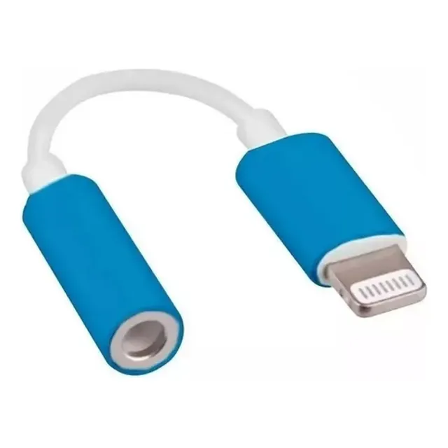 Cable Adaptador Convertidor Lightning-3.5 Auxiliar Audífonos