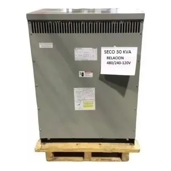 Transformador Trifasico 30 Kva 480/208-120v Seco