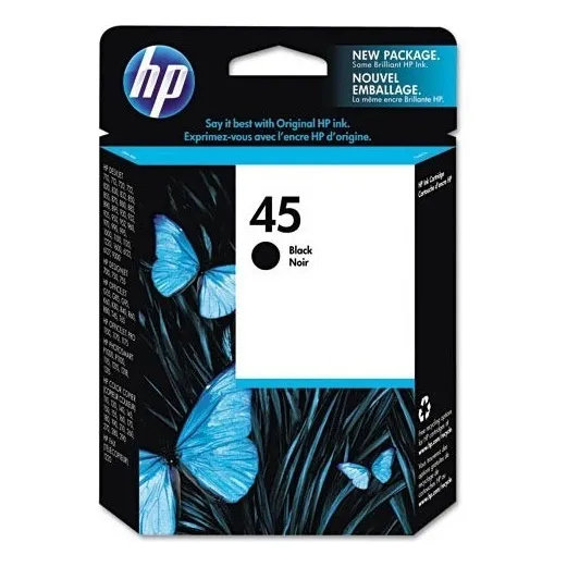 Tinta HP DeskJet 45 Color Negro