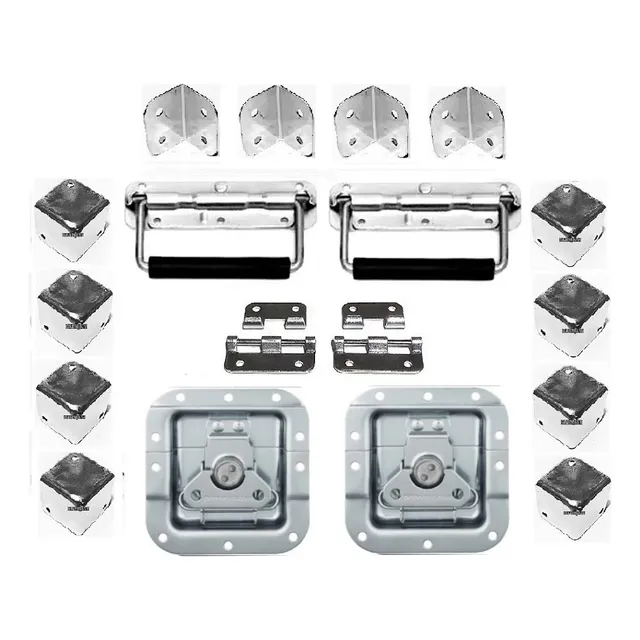 Combo 7 Herraje Para Rack Anvil Cases 12 Piezas Dj Garmath