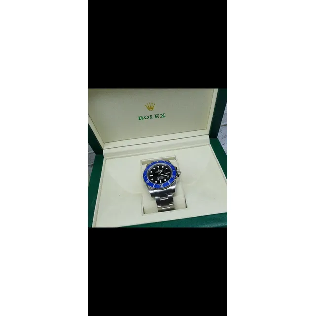 Rolex Submariner Date Stell Blue Automático 41mm Ceramica