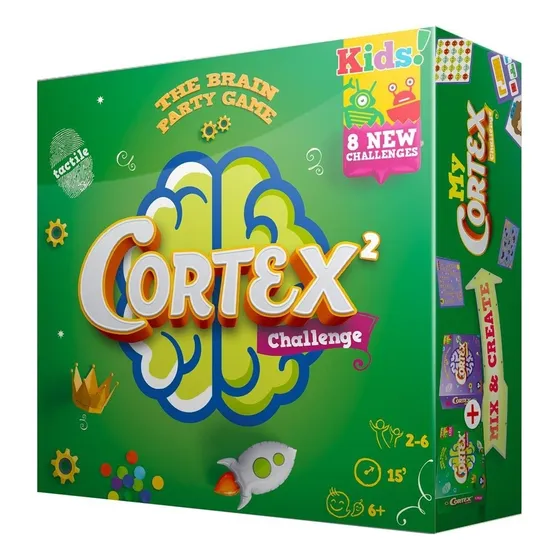 Juego de Mesa Cortex Kids 2 En Español Verde Asmodee