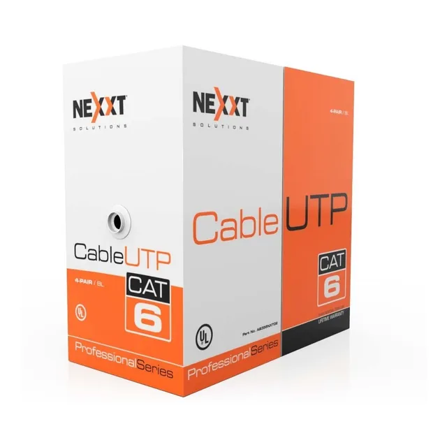 Nexxt Ab356nxt02 Cable Utp Cat6 Cobre 23awg Cm Azul 305m
