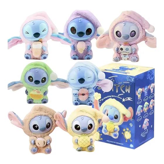 Stitch Labubu Caja Sorpresa Minis Eat Something Before Sleep Sorpresa