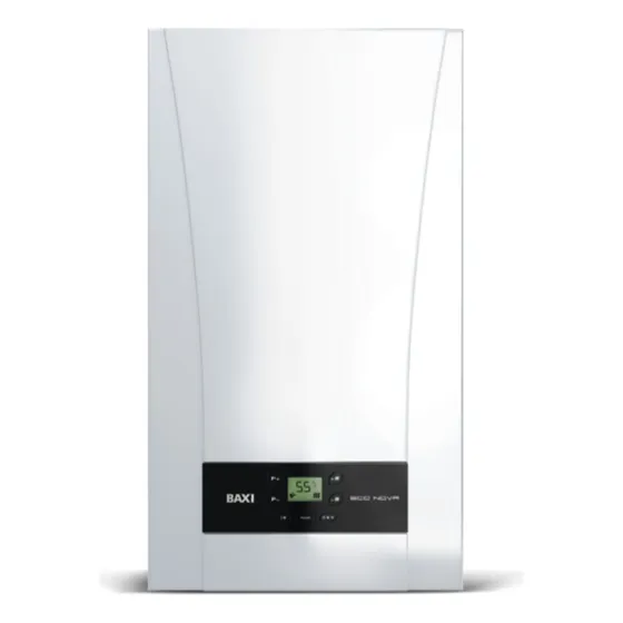 Caldera Baxi Eco Nova 31 Kw Dual Tiro Forzado Color Blanco