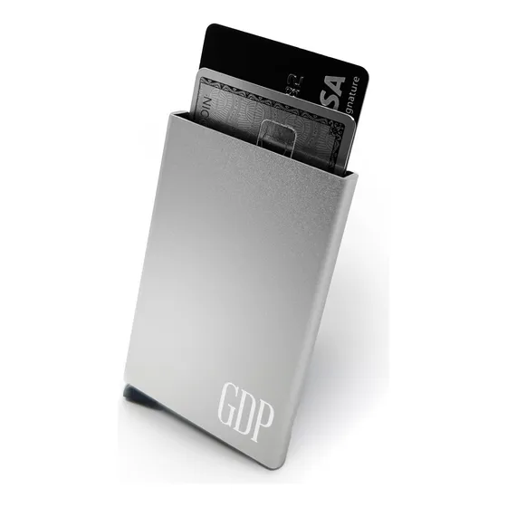 Tarjetero Automático Slim, Porta Tarjetas, Rfid Anti Robo