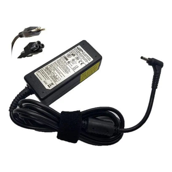 Fonte Samsung X55 Np550xcj-xs2br E20 Np550xcj 19v 2,1a Cor Preto Voltagem De Entrada Bivolt