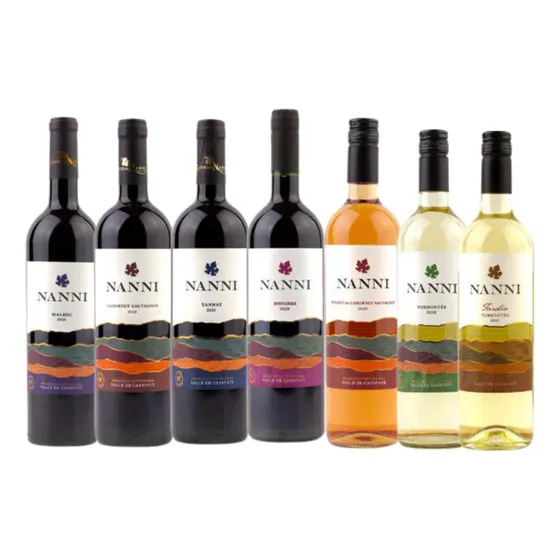 Vinos Nanni Jov Varietales Orgánicos Caja X6 Unds A Elección