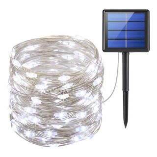 Pisca CordĂŁo Solar Natal Fio De Fada 200 Leds 20m Branco Pisca CordĂŁo Solar Natal Fio De Fada 200 Leds 20m Branco