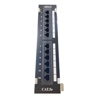 Patch Panel 12 Portas Mini Vertical Cat.5e Maxi Telecom Patch Panel 12 Portas Mini Vertical Cat.5e Maxi Telecom