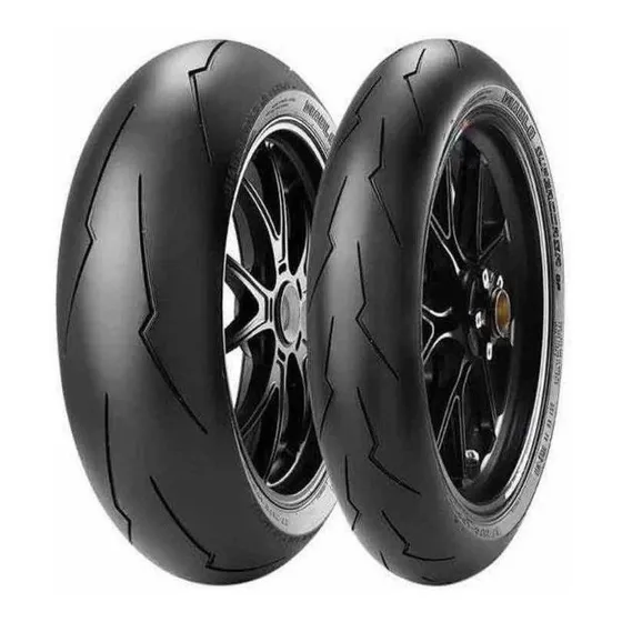 Par Pneu Pirelli Diablo Super Corsa 120/70-17 E 180/55-17