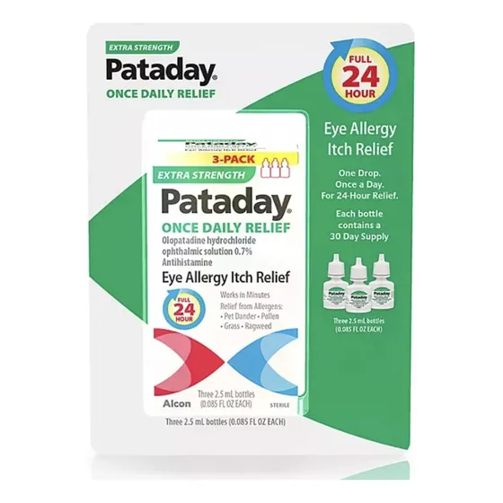 Pataday Para Alergias En Ojos (3 Botes De 2.5ml C/u)