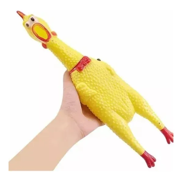 Pollo Chillon Sonido Juguete Para Mascotas Perros Mordible