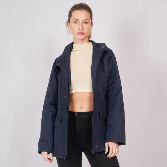 Customs Ba Trench Mujer Piloto Rompevientos Talles Grandes S