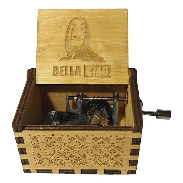 Caja Musical De Manivela Casa De Papel Bella Ciao