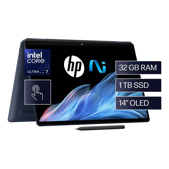 Notebook HP OmniBook Ultra Flip 14 Next Gen AI 14-fh0000la Intel Core Ultra 7 32gb Ram 1tb SSD Windows 11 Home